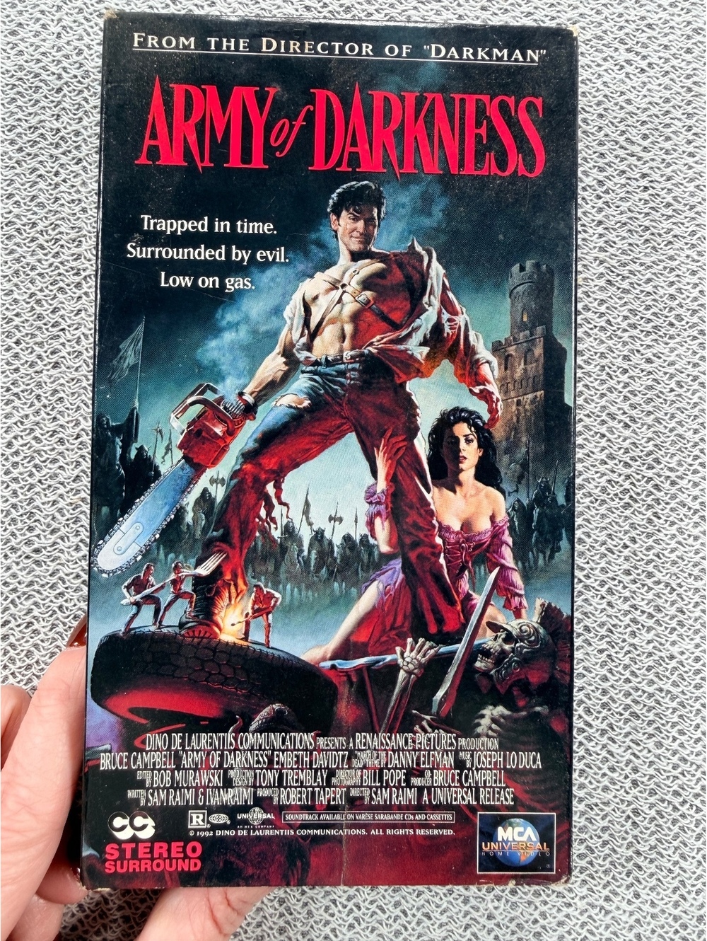 Army of Darkness VHS Movie Tape